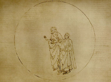Sandro Botticelli, Zeichnung Paradiso 9, um 1480-1495, Staatliche Museen zu Berlin