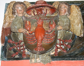 Wappen Nikolaus von Kues - Cusanus-Stifts Bernkastel-Kues, Kreuzgang