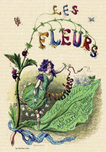 Grandville, Les fleurs animées, 1847