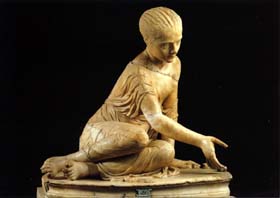Marmorstatue, Ende 2. Jh. n. Chr. nach hellenistischem Vorbild - Pergamonmuseum / Staatliche Museen zu Berlin