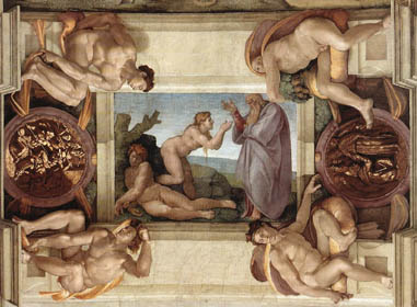 Michelangelo, Deckenfresko Sixtinische Kapelle, Vatikan, 1508-12