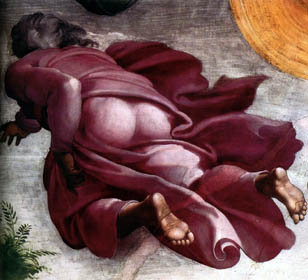 Michelangelo, Deckenfresko Sixtinische Kapelle, Vatikan, 1508-12