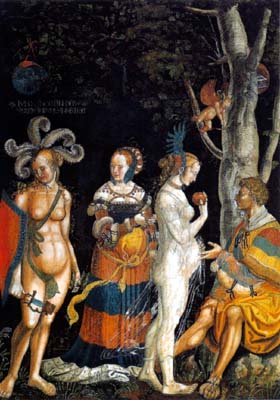 Niklaus Manuel Deutsch (1484-1530), Das Urteil des Paris, Kunstmuseum Basel