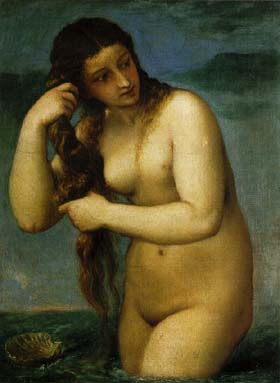Tizian, Venus Anadyomene, um 1520